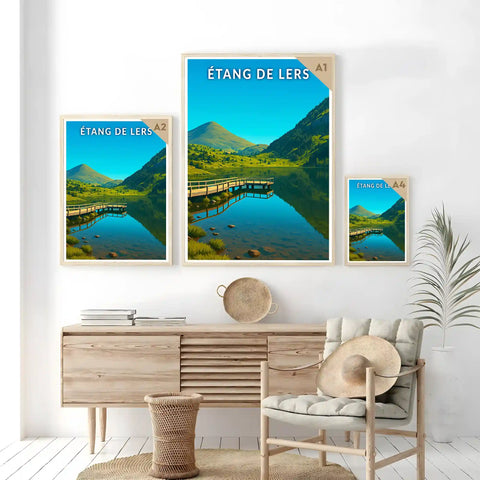 Affiche - Étang de Lers