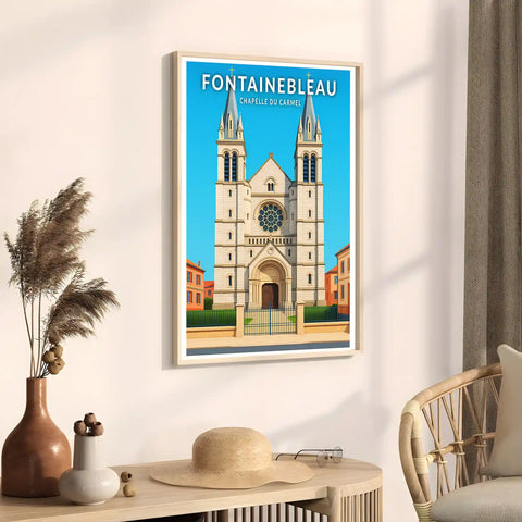 Affiche - Fontainebleau - Chapelle du Carmel