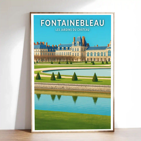 Affiche - Fontainebleau - Les Jardins du Château