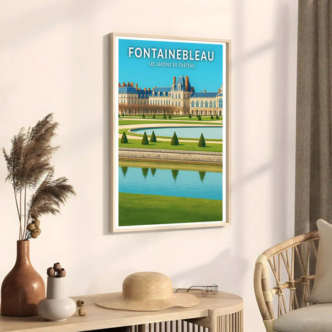 Affiche - Fontainebleau - Les Jardins du Château