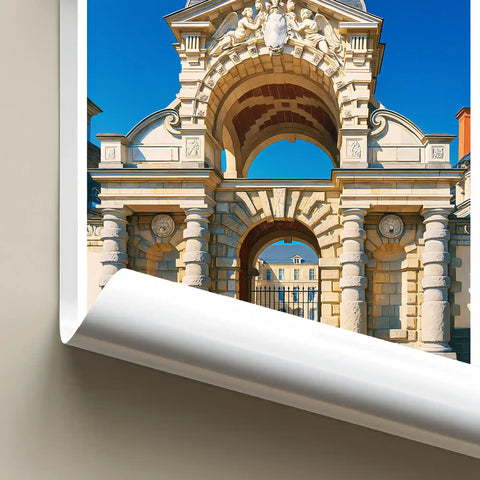 Affiche - Fontainebleau - Porte Baptistère