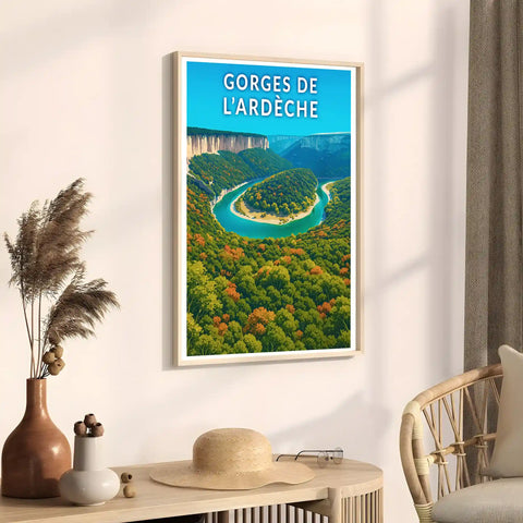 Affiche - Gorges de l'Ardèche