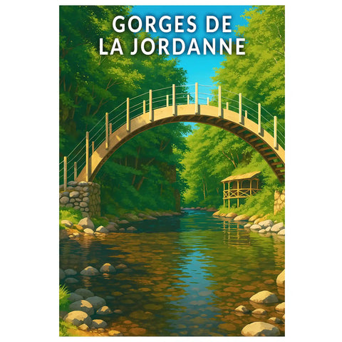 Affiche - Gorges de la Jordanne