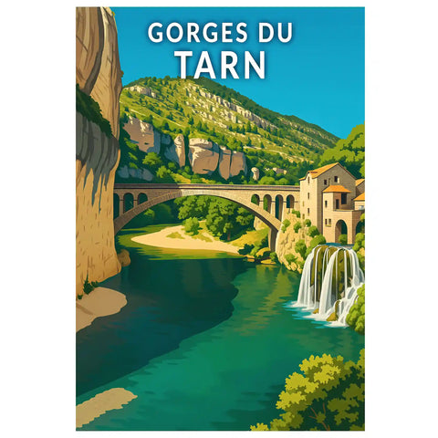 Affiche - Gorges du Tarn