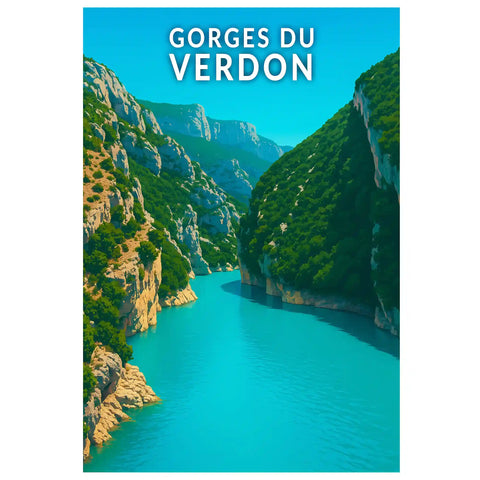 Affiche - Gorges du Verdon