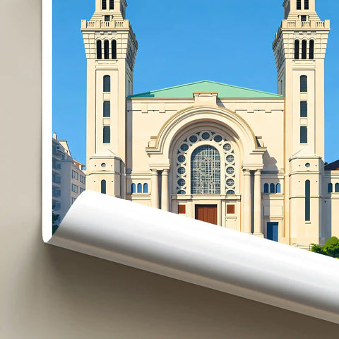 Affiche - Grenoble - Basilique du Sacré-Coeur