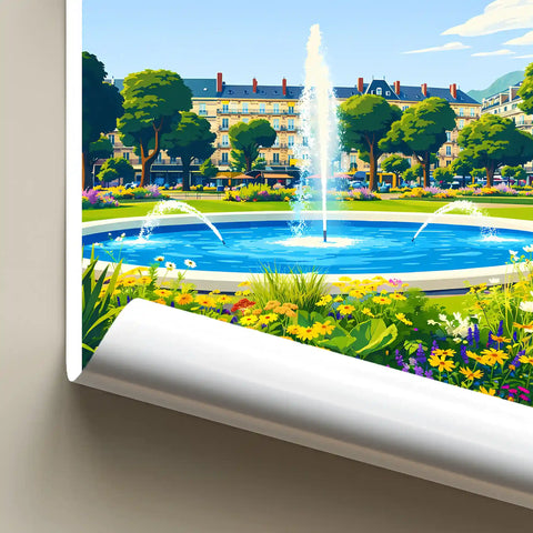 Affiche - Grenoble - Place Victor Hugo