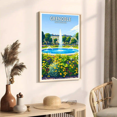 Affiche - Grenoble - Place Victor Hugo