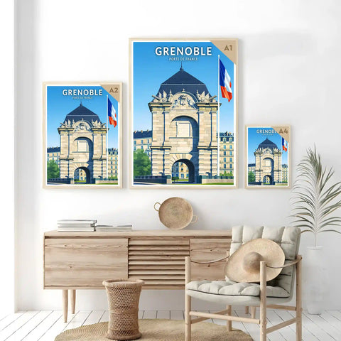 Affiche - Grenoble - Porte de France