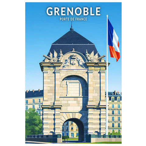 Affiche - Grenoble - Porte de France