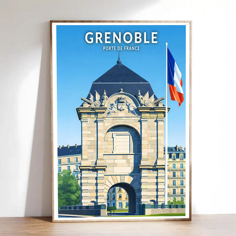 Affiche - Grenoble - Porte de France