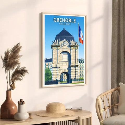 Affiche - Grenoble - Porte de France