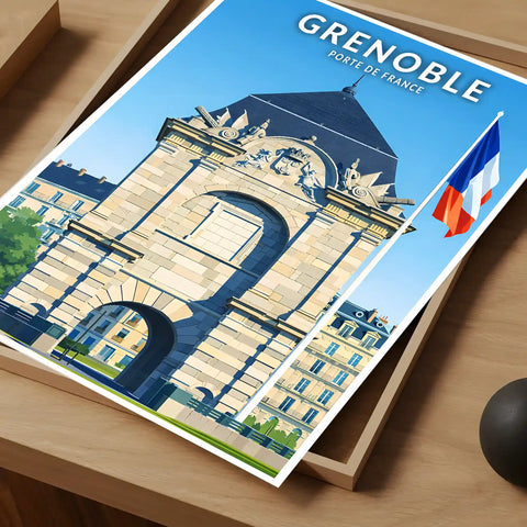 Affiche - Grenoble - Porte de France
