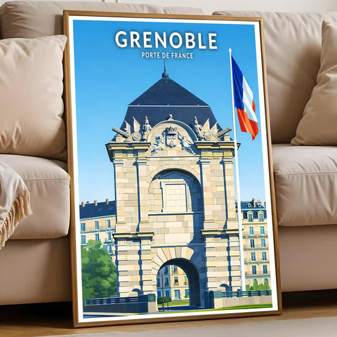 Affiche - Grenoble - Porte de France