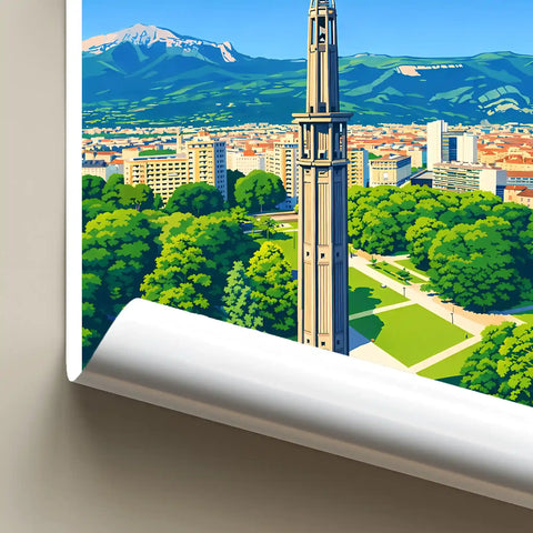 Affiche - Grenoble - Tour Perret