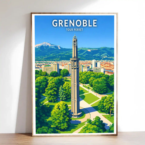 Affiche - Grenoble - Tour Perret