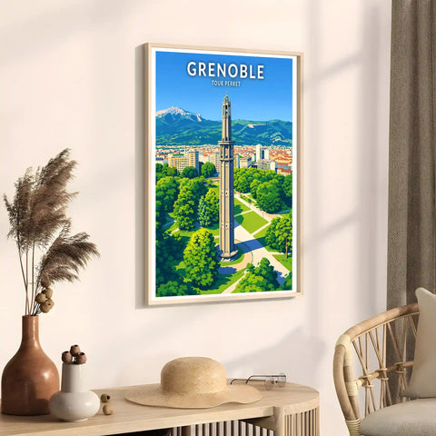 Affiche - Grenoble - Tour Perret
