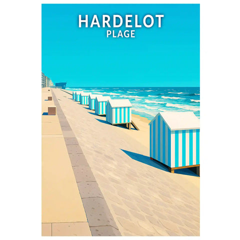 Affiche - Hardelot-Plage