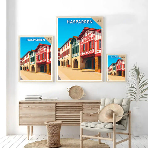 Affiche - Hasparren