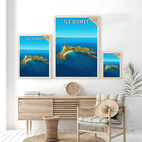 Affiche - Île Dumet