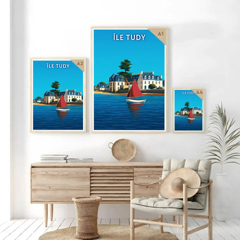 Affiche - Île Tudy