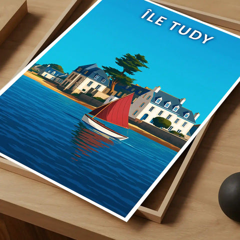 Affiche - Île Tudy