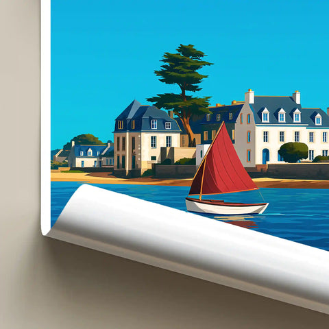 Affiche - Île Tudy