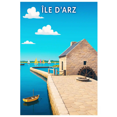 Affiche - Île d'Arz