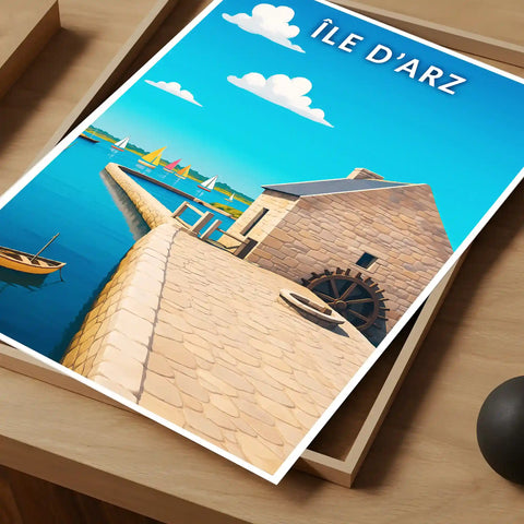 Affiche - Île d'Arz