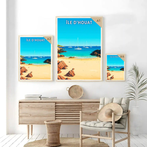 Affiche - Île d'Houat