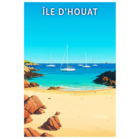 Affiche - Île d'Houat
