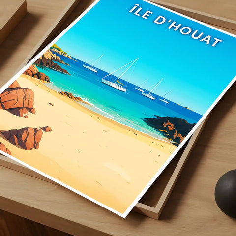 Affiche - Île d'Houat