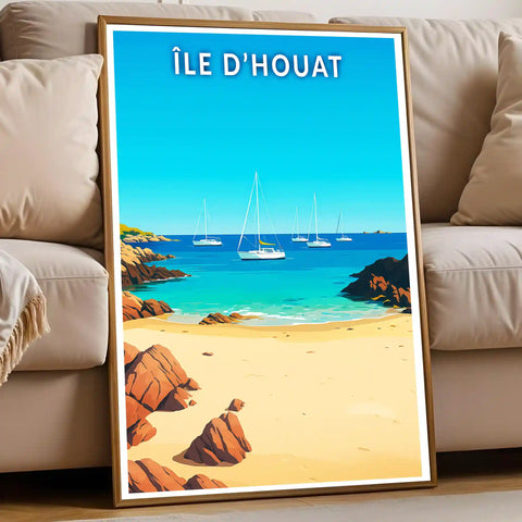 Affiche - Île d'Houat