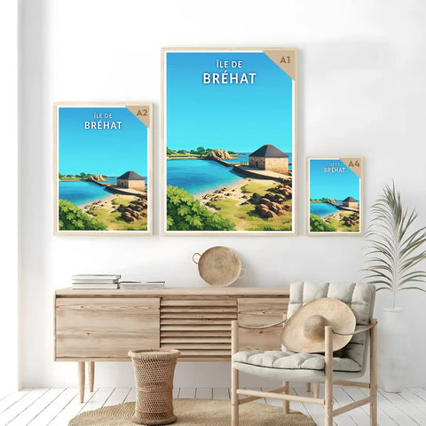 Affiche - Île de Bréhat