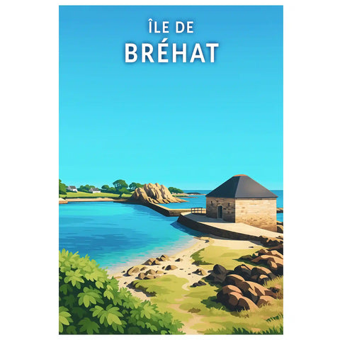 Affiche - Île de Bréhat