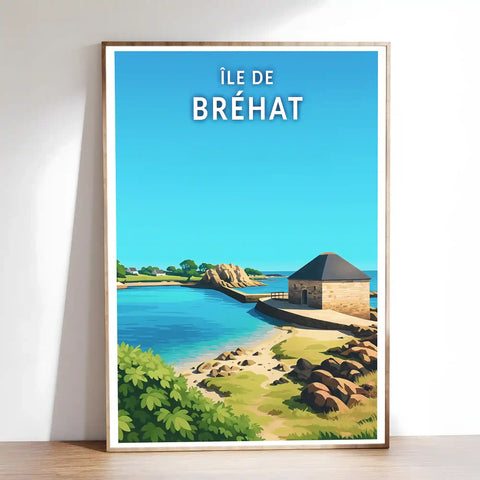 Affiche - Île de Bréhat