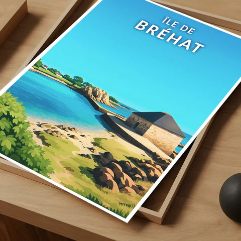 Affiche - Île de Bréhat