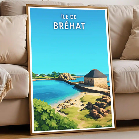 Affiche - Île de Bréhat