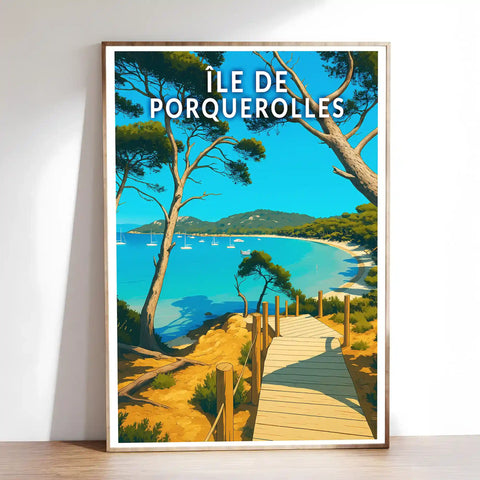 Affiche - Île de Porquerolles