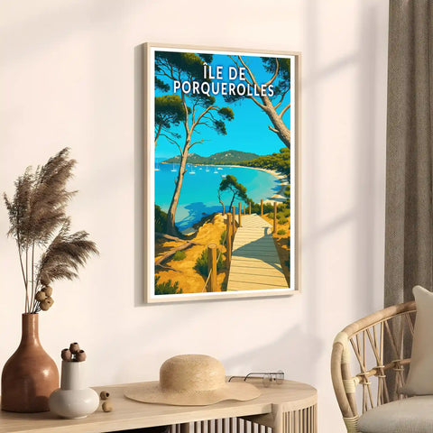 Affiche - Île de Porquerolles