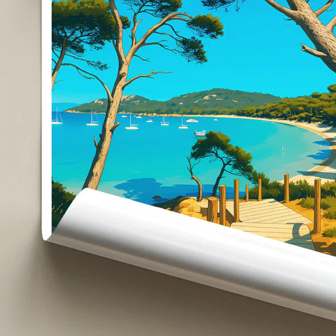 Affiche - Île de Porquerolles