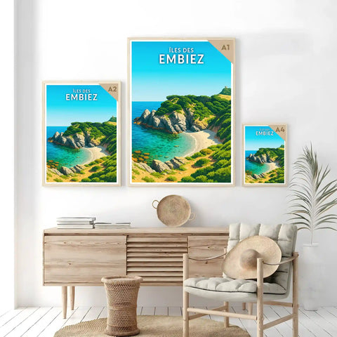 Affiche - Îles des Embiez