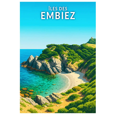 Affiche - Îles des Embiez