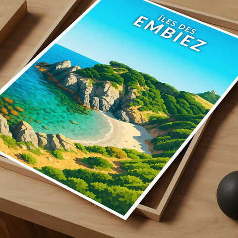 Affiche - Îles des Embiez