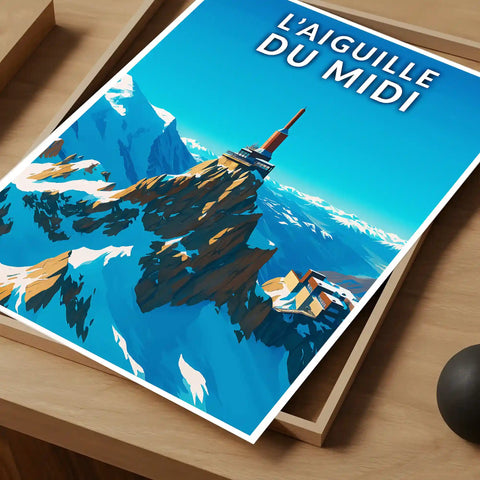 Affiche - L'Aiguille du Midi