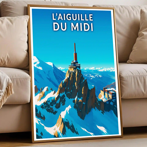 Affiche - L'Aiguille du Midi