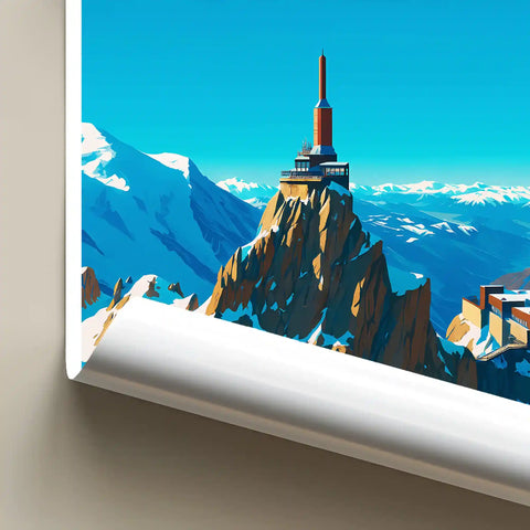 Affiche - L'Aiguille du Midi