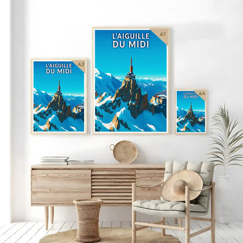 Affiche - L'Aiguille du Midi