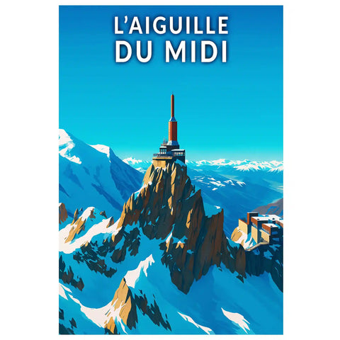 Affiche - L'Aiguille du Midi