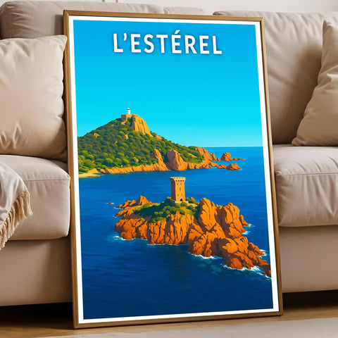 Affiche - L'Estérel